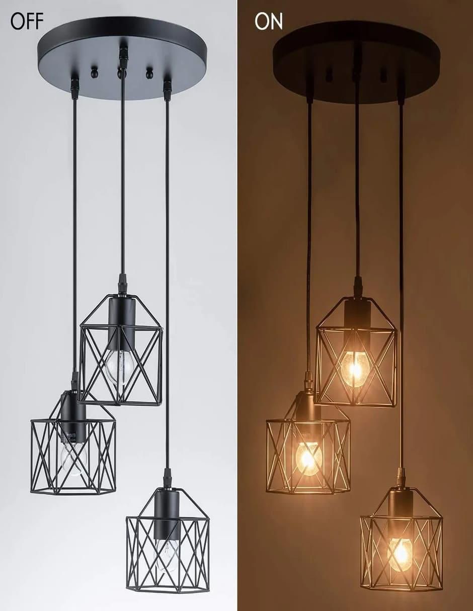 Lámpara colgante Incandescente y LED 4
