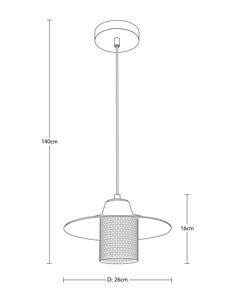 Lámpara colgante tradicional Contemporary Clean