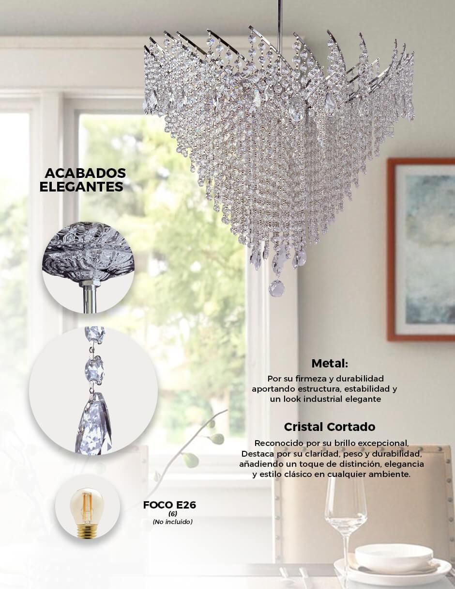 Candil forma circular 10