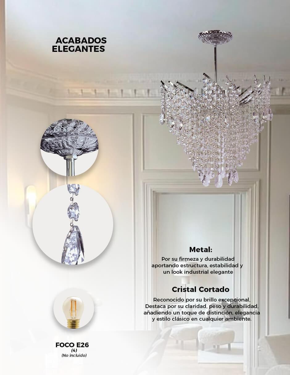 Candil forma circular 9
