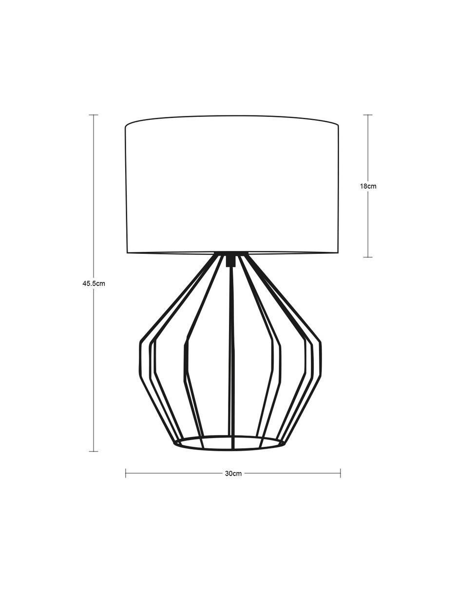 Lámpara de mesa tradicional 11