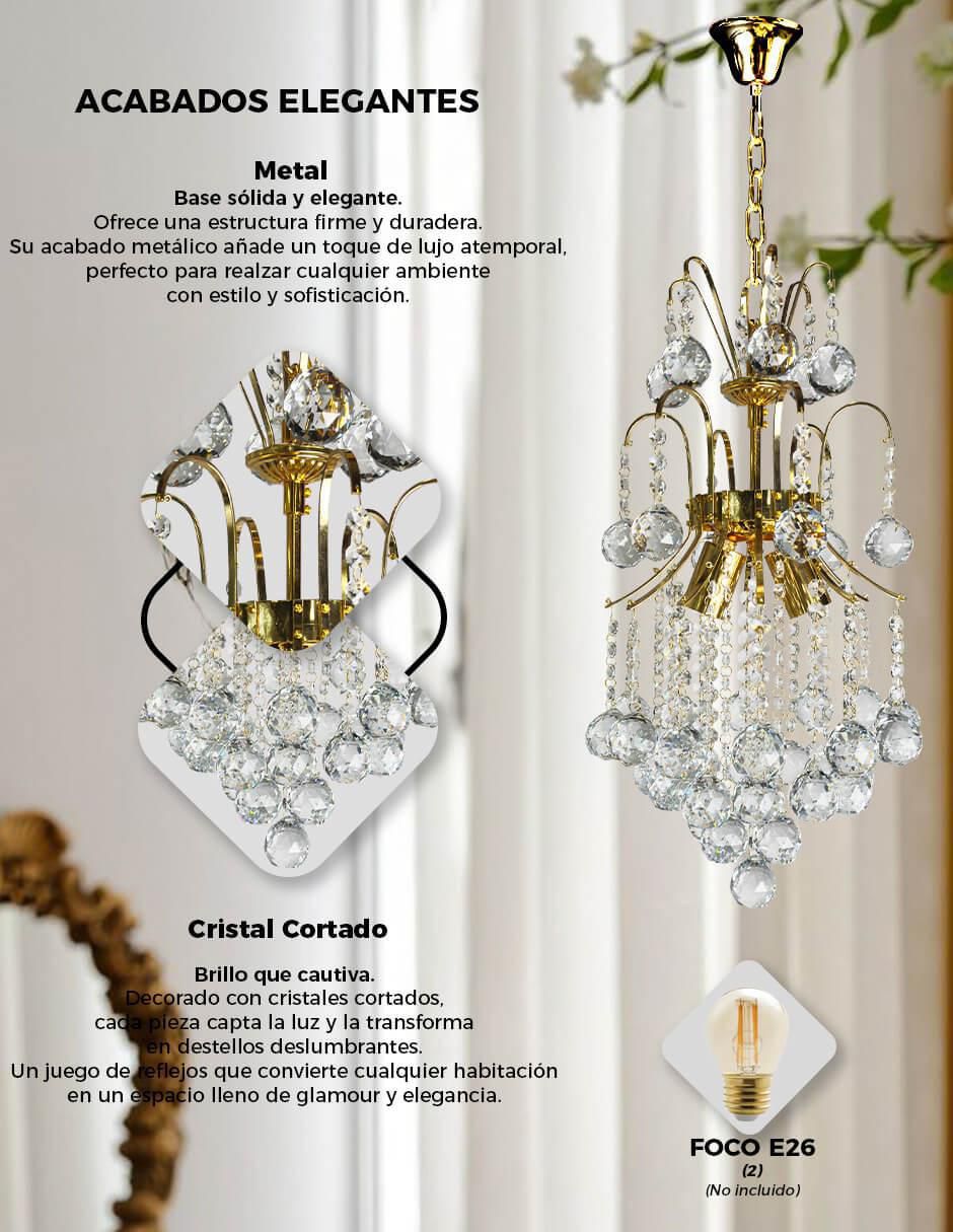 Candil forma circular 9