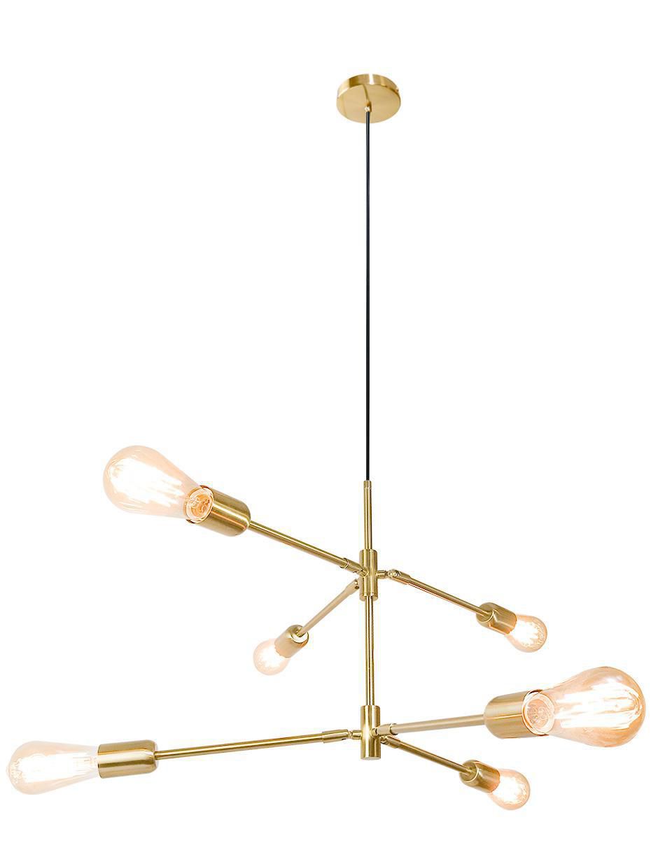 Lámpara colgante incandescente y led 3