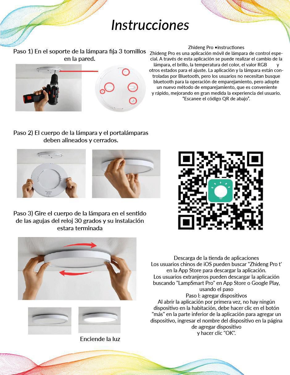 Lámpara de techo LED Akari 2
