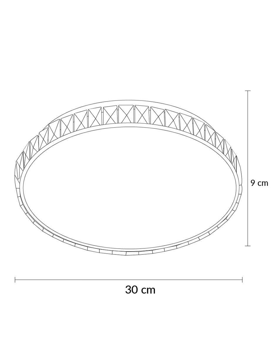 Lámpara de techo led Wellis 9