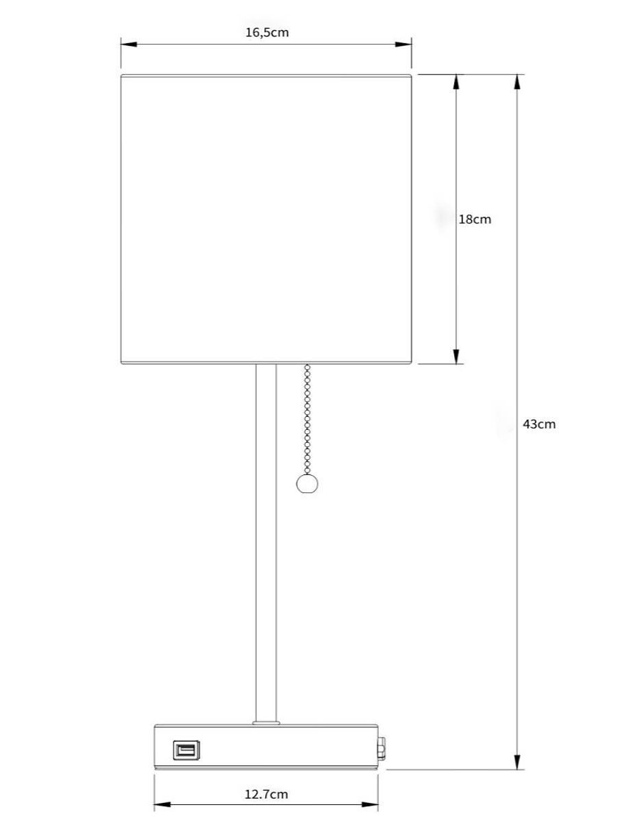 Lámpara de mesa LED Creel 6