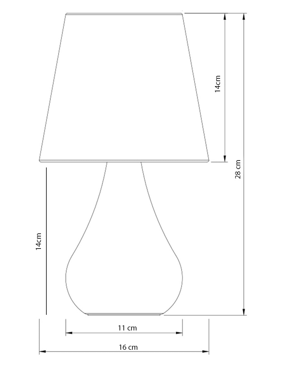 Lámpara de mesa Tradicional 9