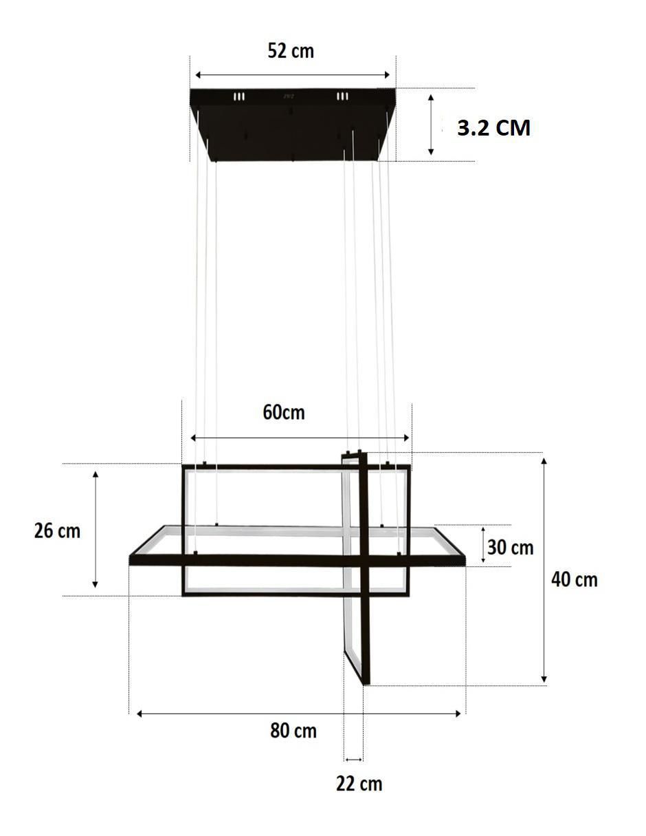 Lámpara colgante LED 6