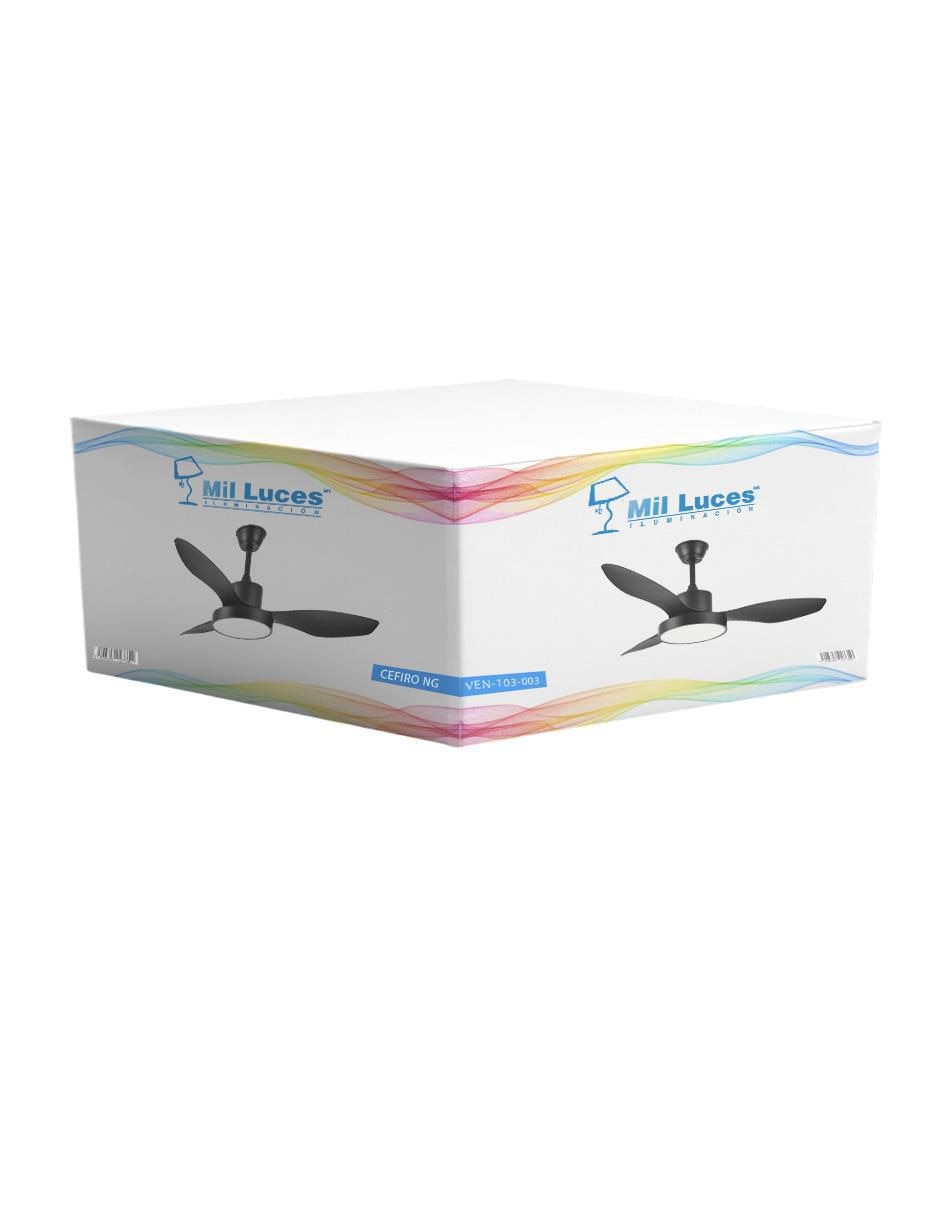 Ventilador de techo con control remoto 6 velocidades 7