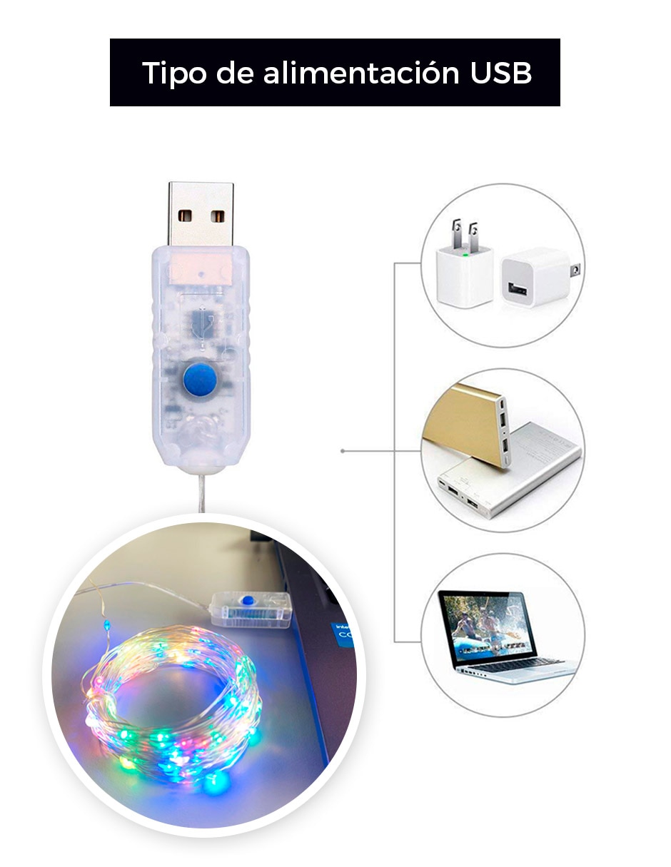 Serie LED DY-DEW100 con 160 focos 8