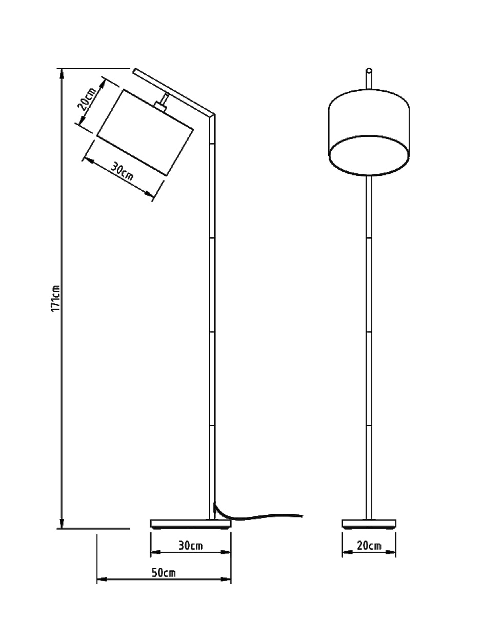 Lámpara de pie LED 6