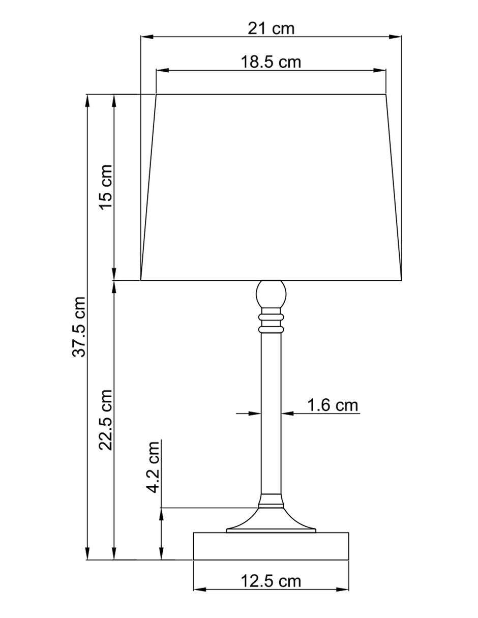 Lámpara de mesa LED Aksel 4