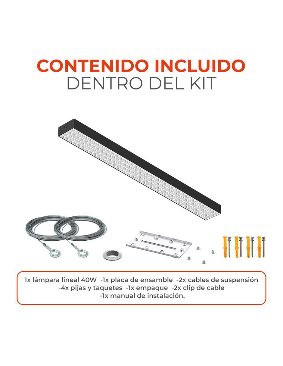 Lámpara colgante led Fawaris 6