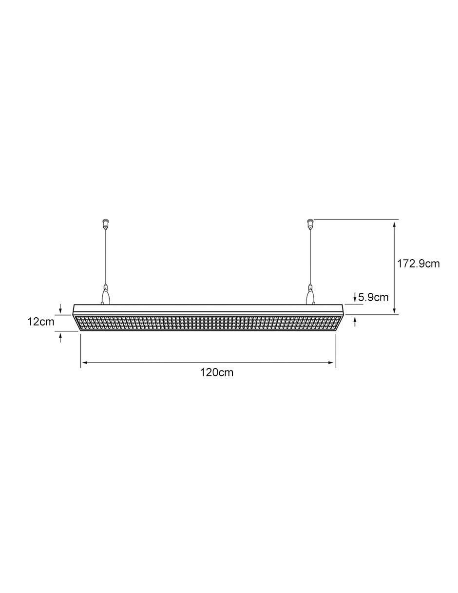 Lámpara colgante Tecnolite led Fawaris