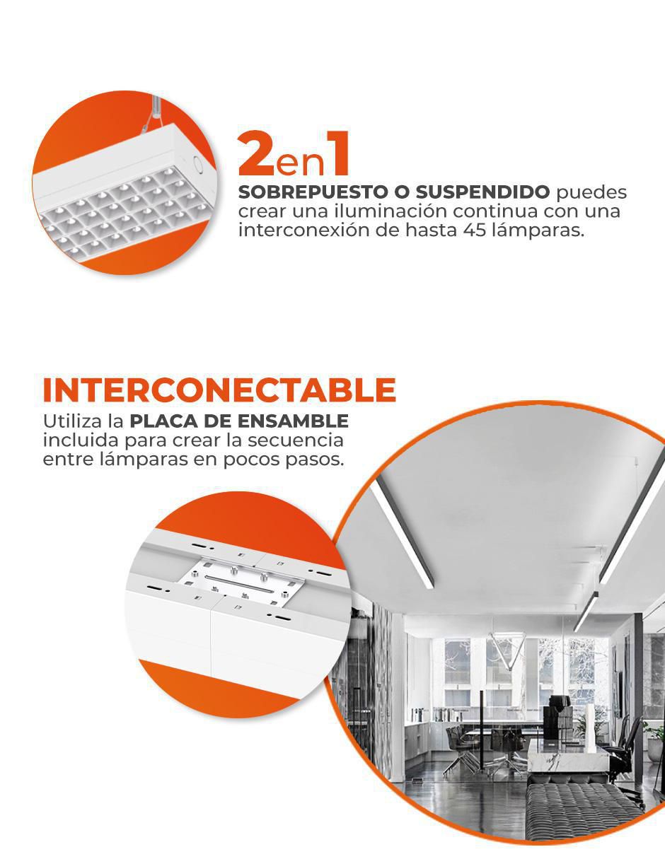 Lámpara colgante Tecnolite led Fawaris