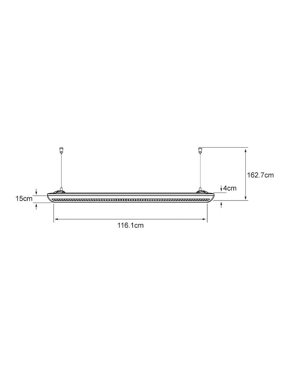 Lámpara colgante led Barnard 8