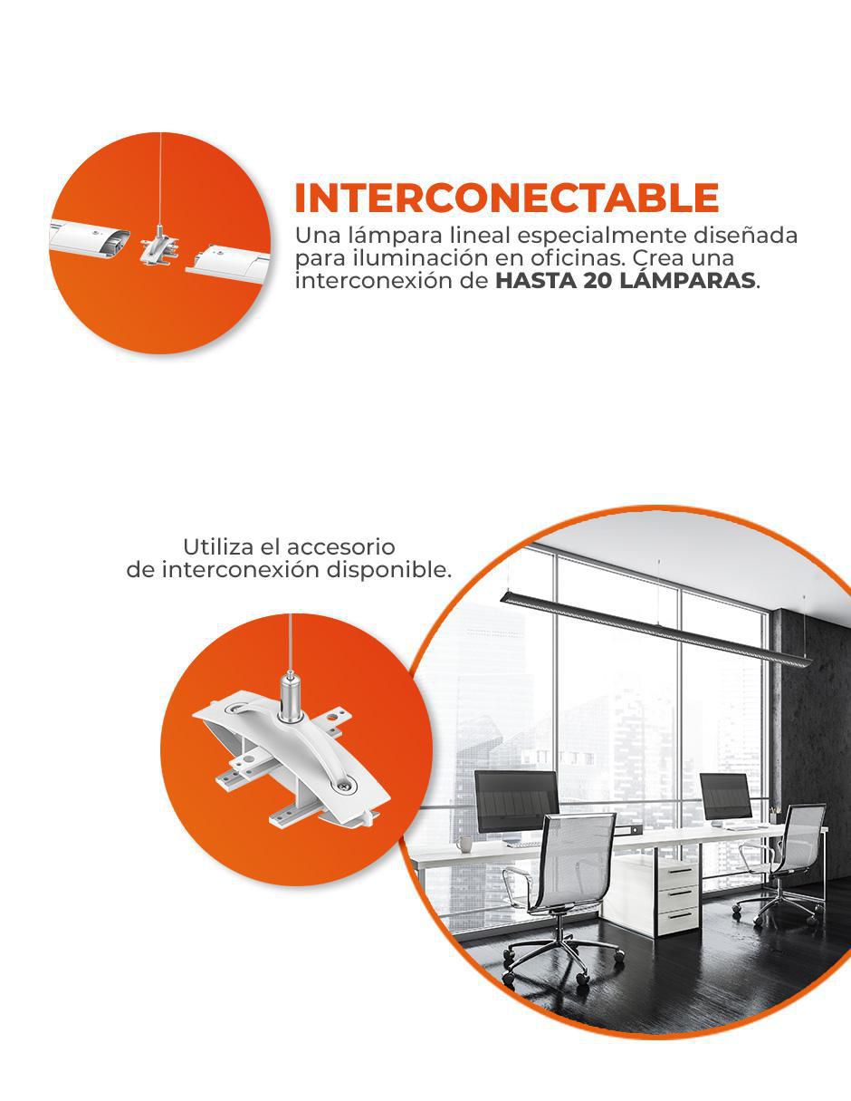 Lámpara colgante led Barnard 5