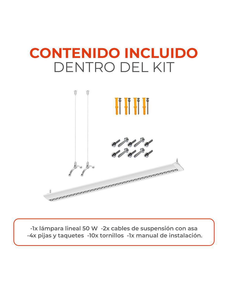 Lámpara colgante led Barnard 6