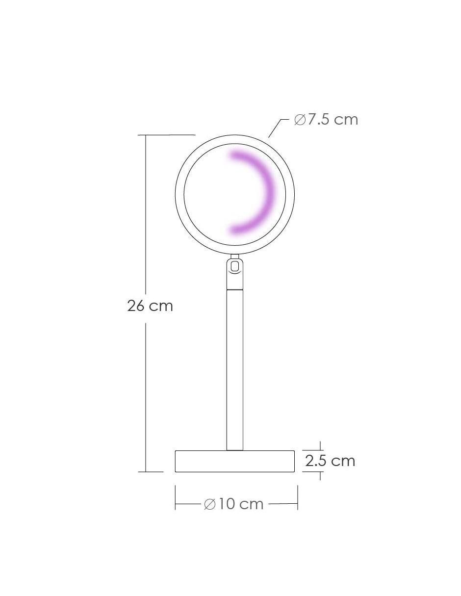 Lámpara de escritorio led Sunset 4