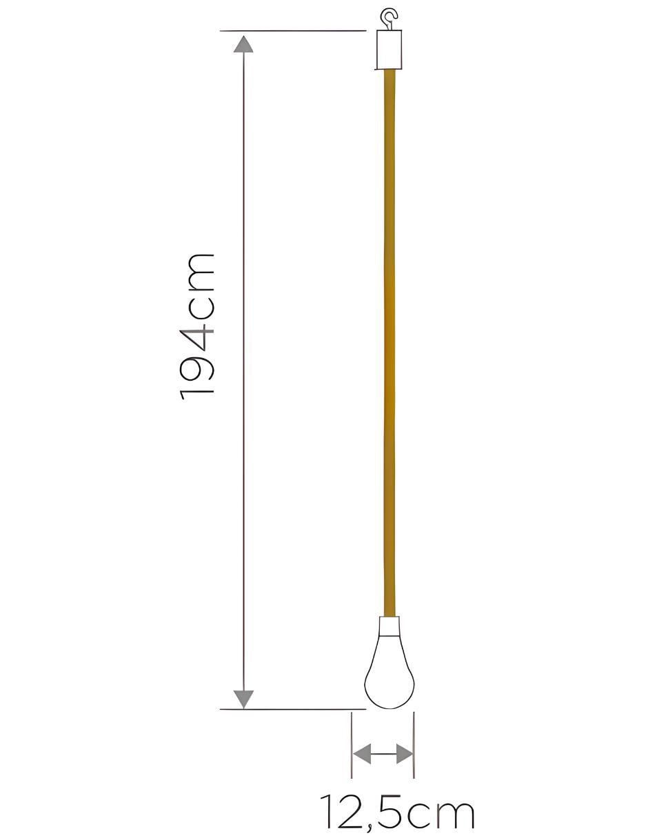 Lámpara colgante Incandescente y LED 4