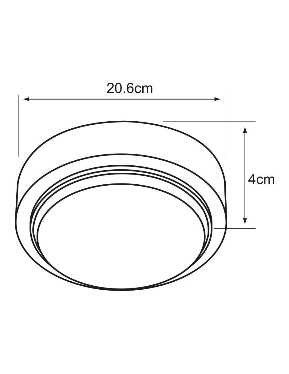 Lámpara de techo LED Padang 4