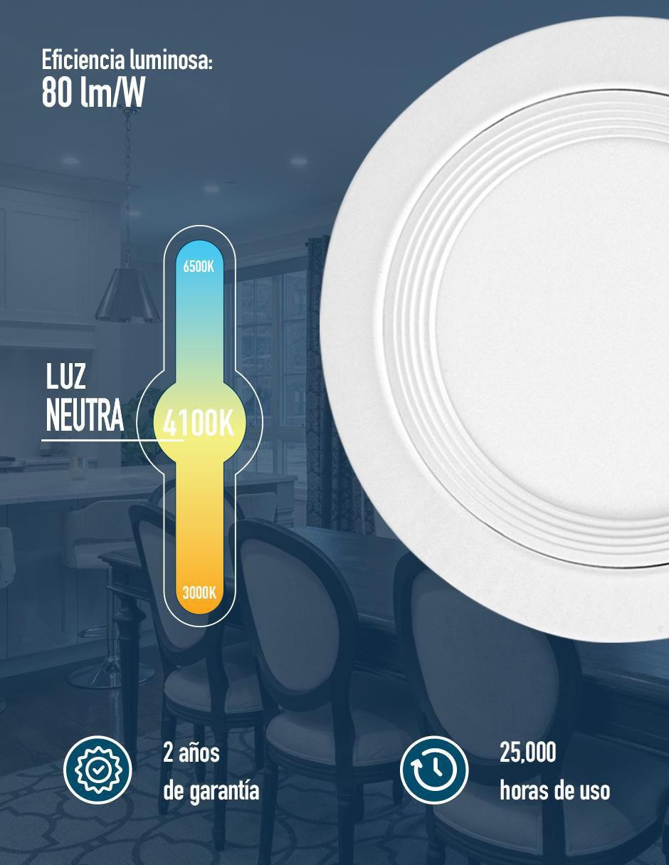 Lámpara de techo LED Downlight 4