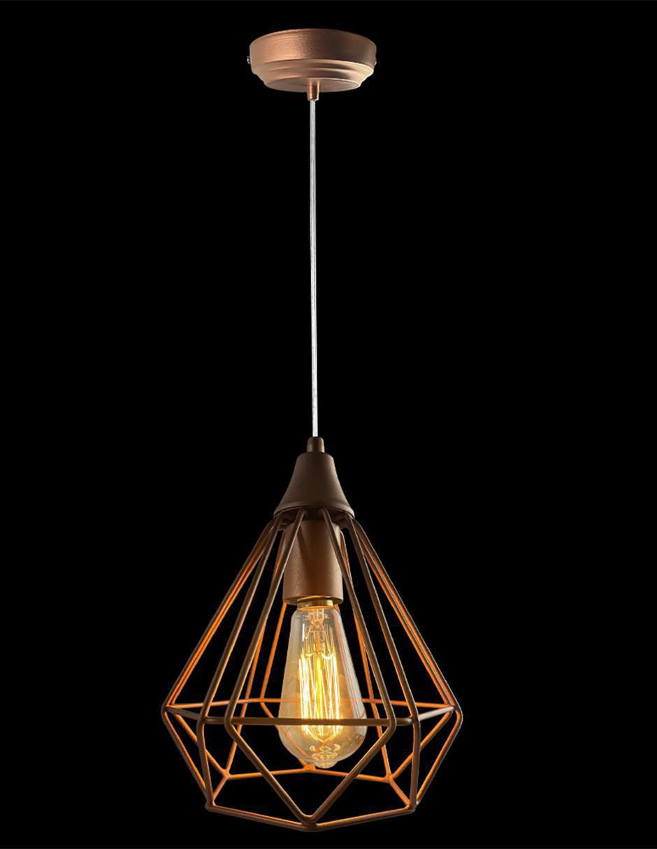 Lámpara colgante Incandescente Vintage Diamante 3