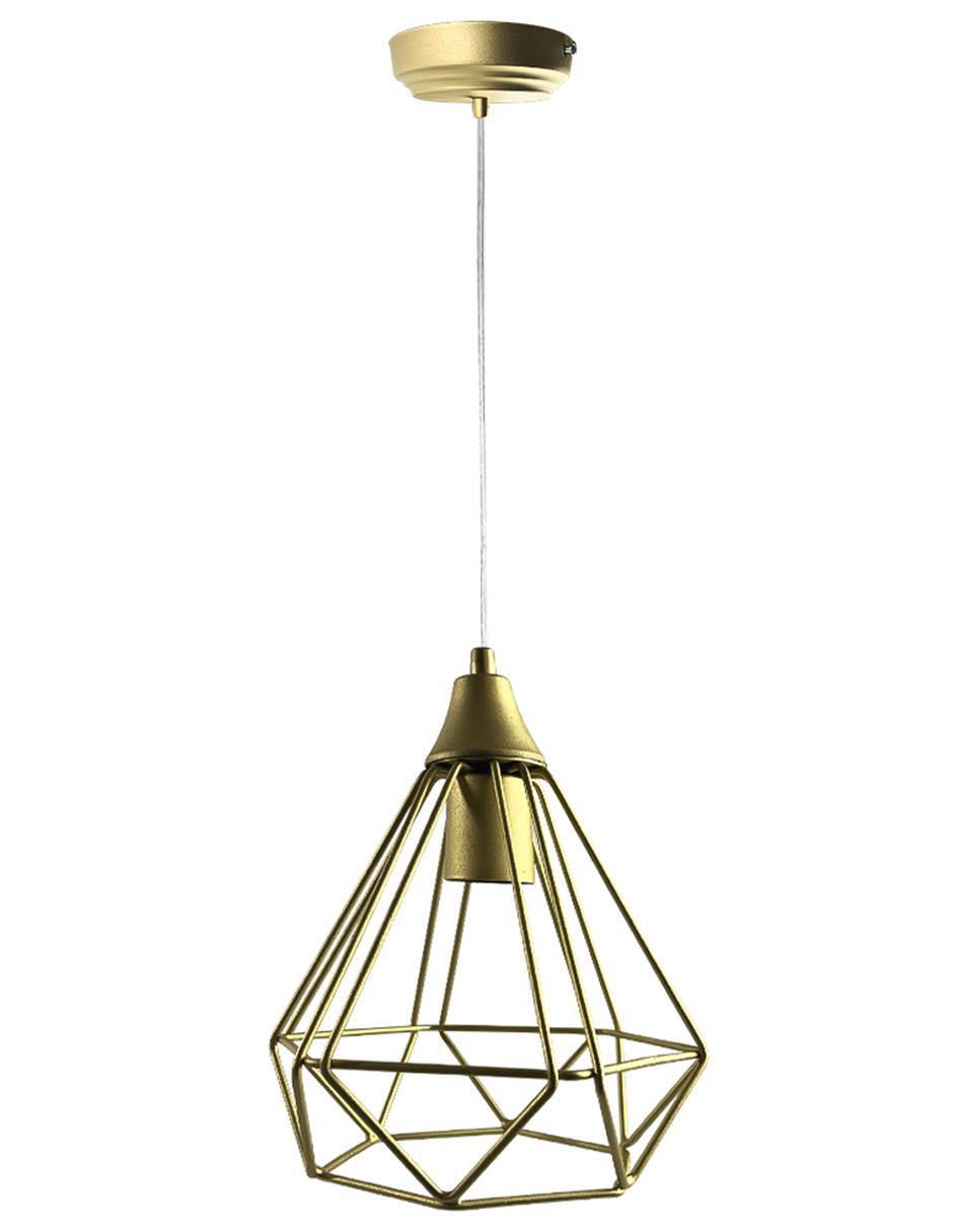 Lámpara colgante incandescente Vintage Diamante 2