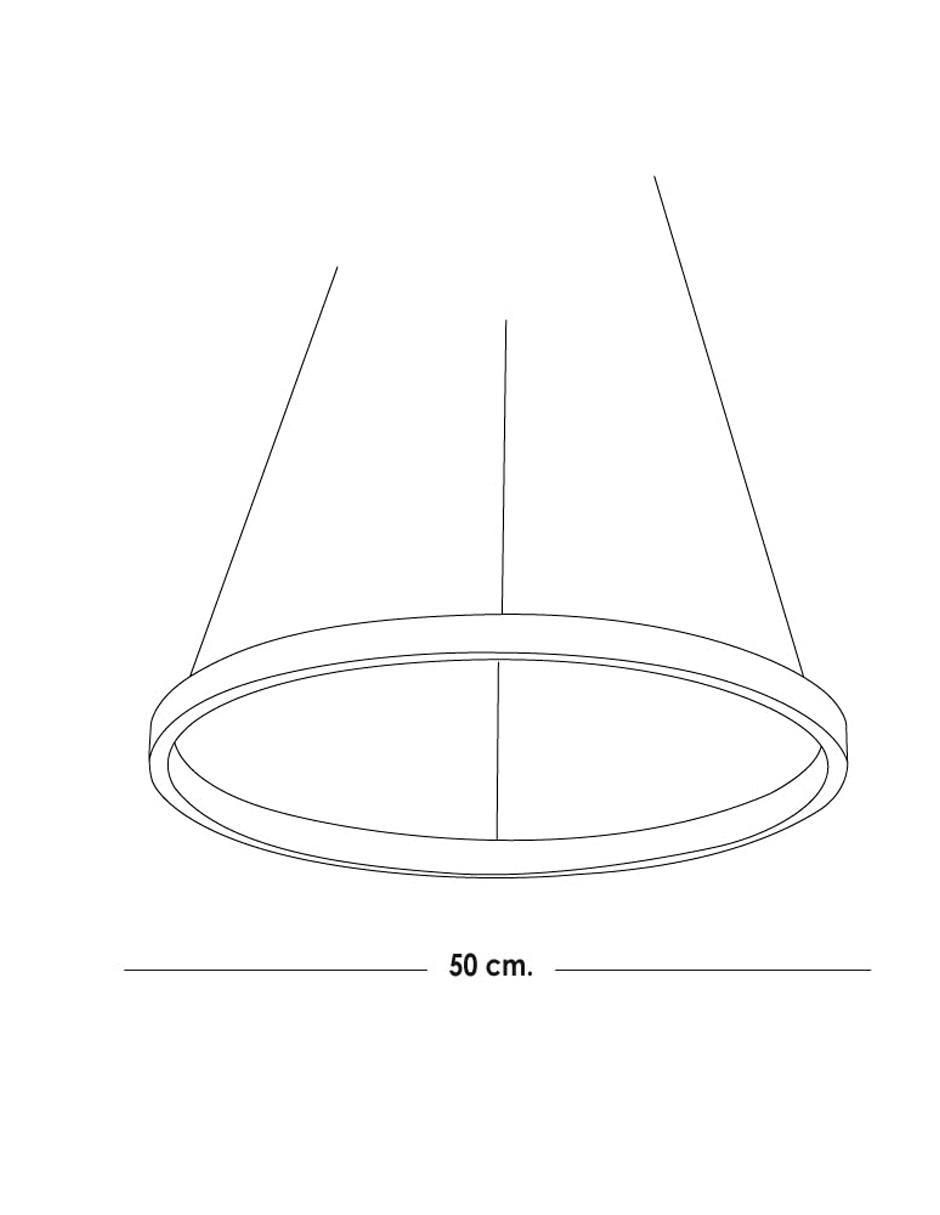 Lámpara colgante led 8