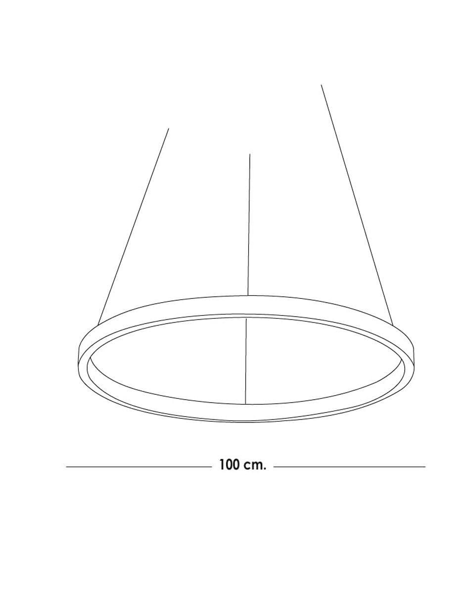 Lámpara colgante LED 8