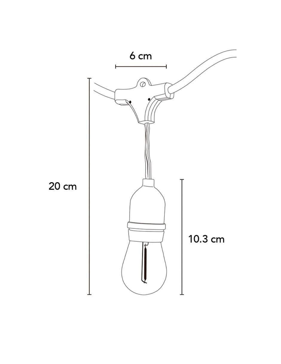 Serie LED con 15 focos 3
