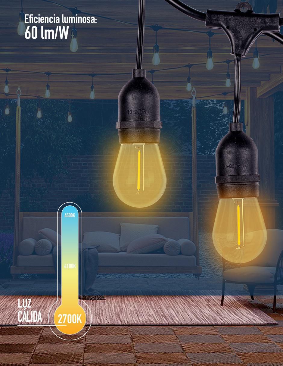 Serie LED con 15 focos 2