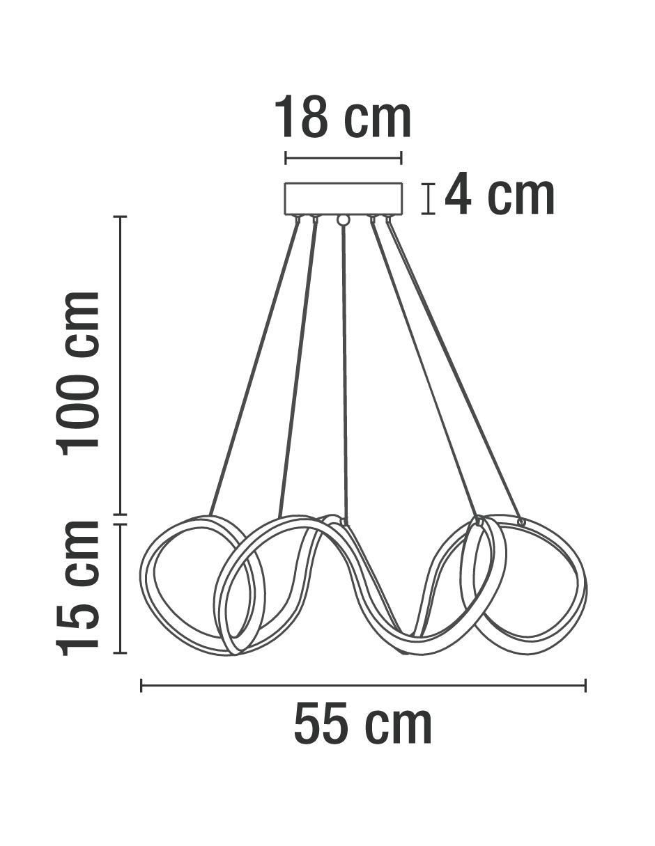 Lámpara colgante LED 4