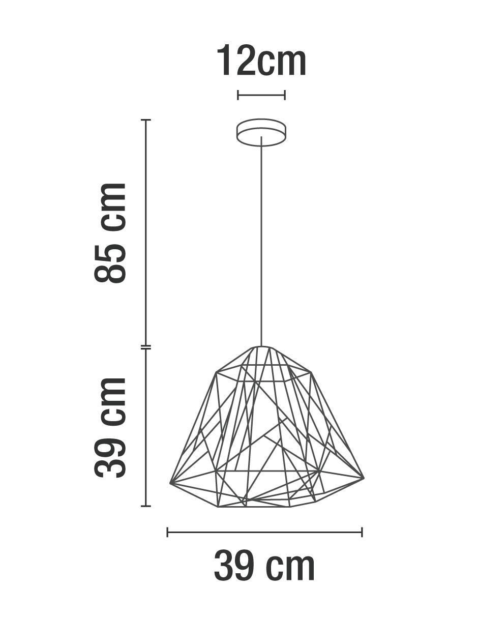Lámpara colgante Incandescente y LED 5