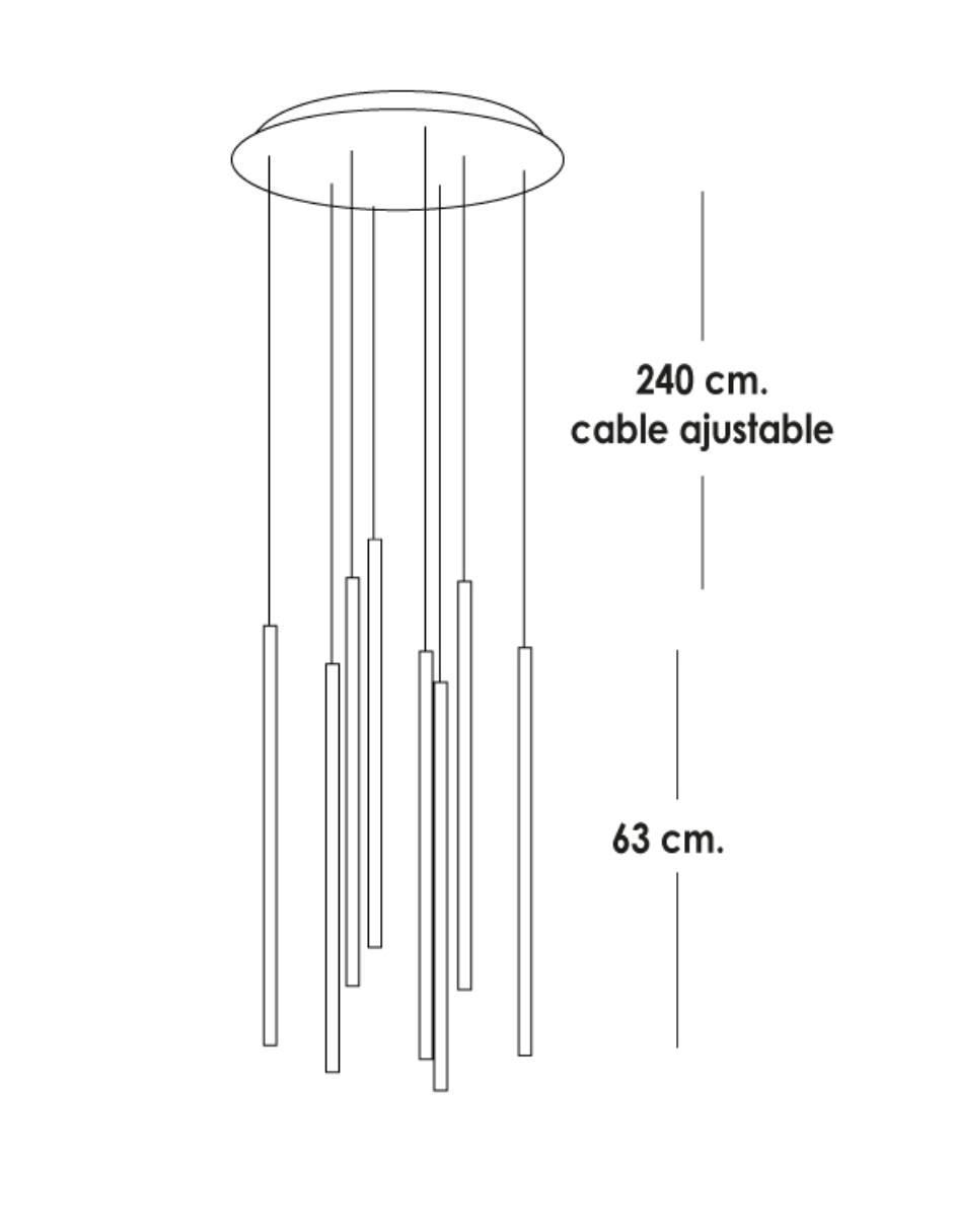 Lámpara colgante led 5