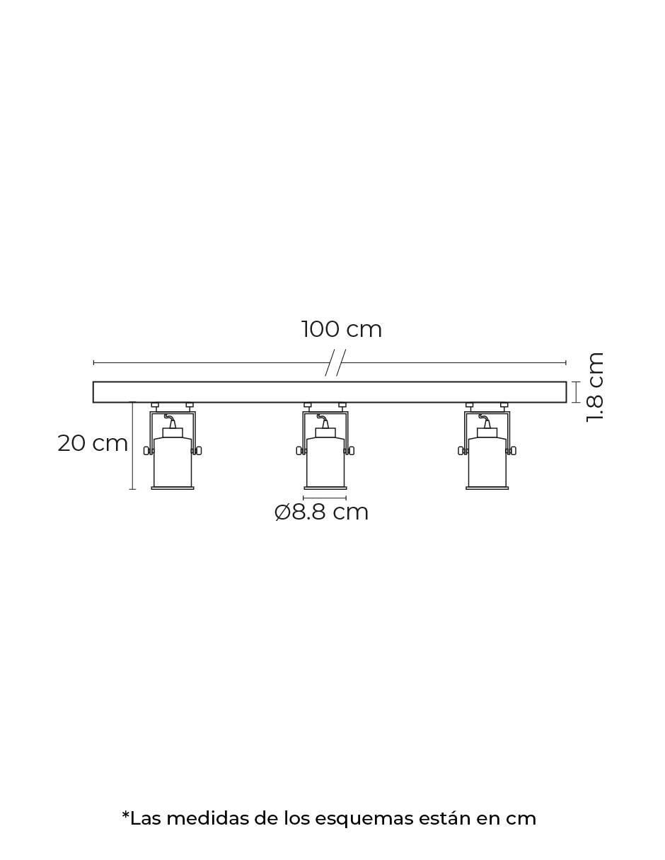 Lámpara de techo led Dekor Iii 7