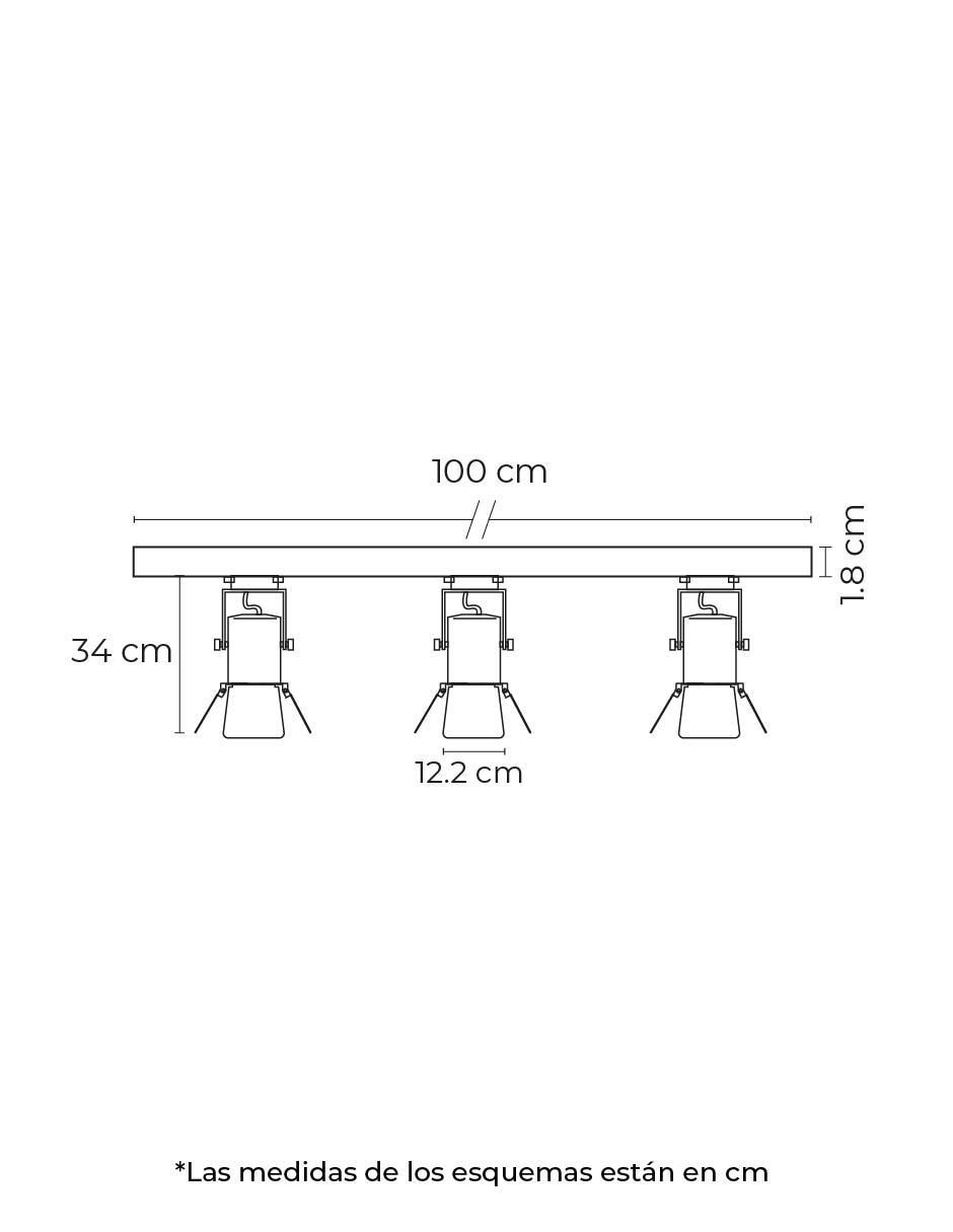 Lámpara de techo led Dekor Iii 7