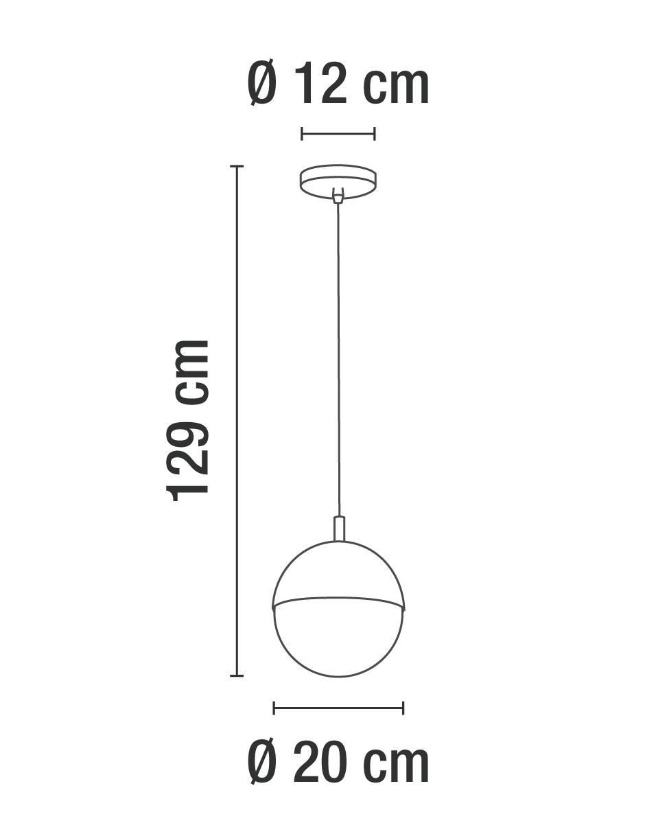 Lámpara colgante Incandescente y LED 4