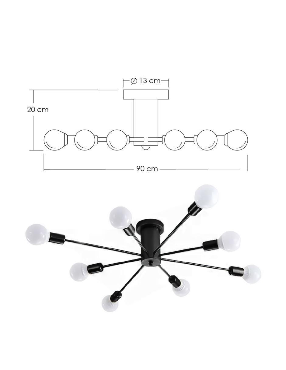 Lámpara colgante led 8