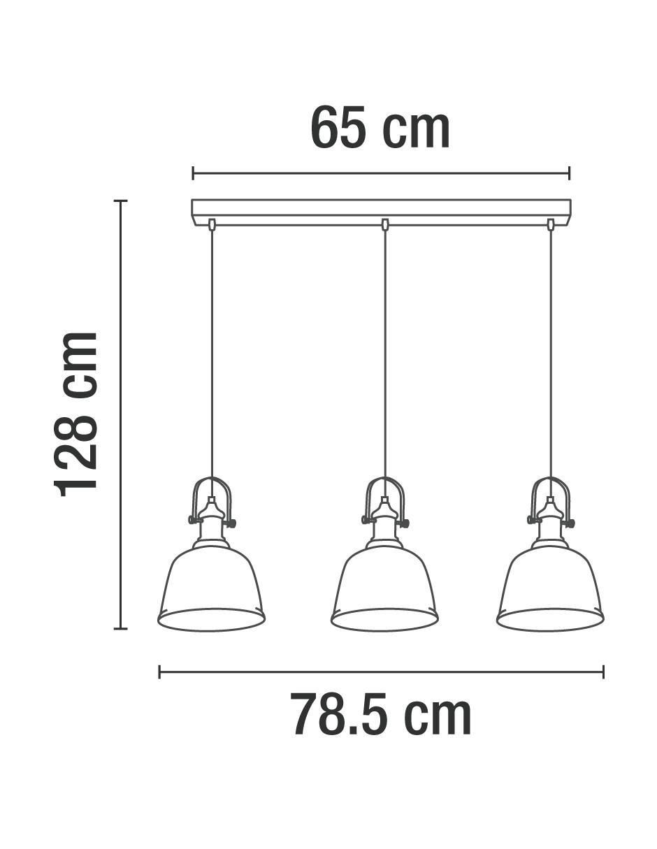 Lámpara colgante Incandescente y LED 4