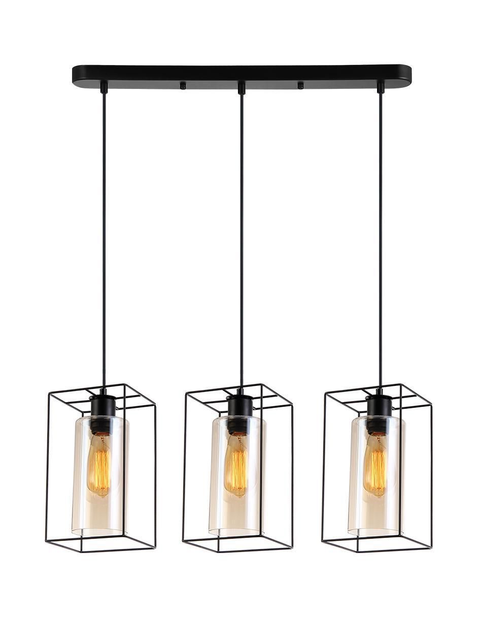 Lámpara colgante incandescente y led