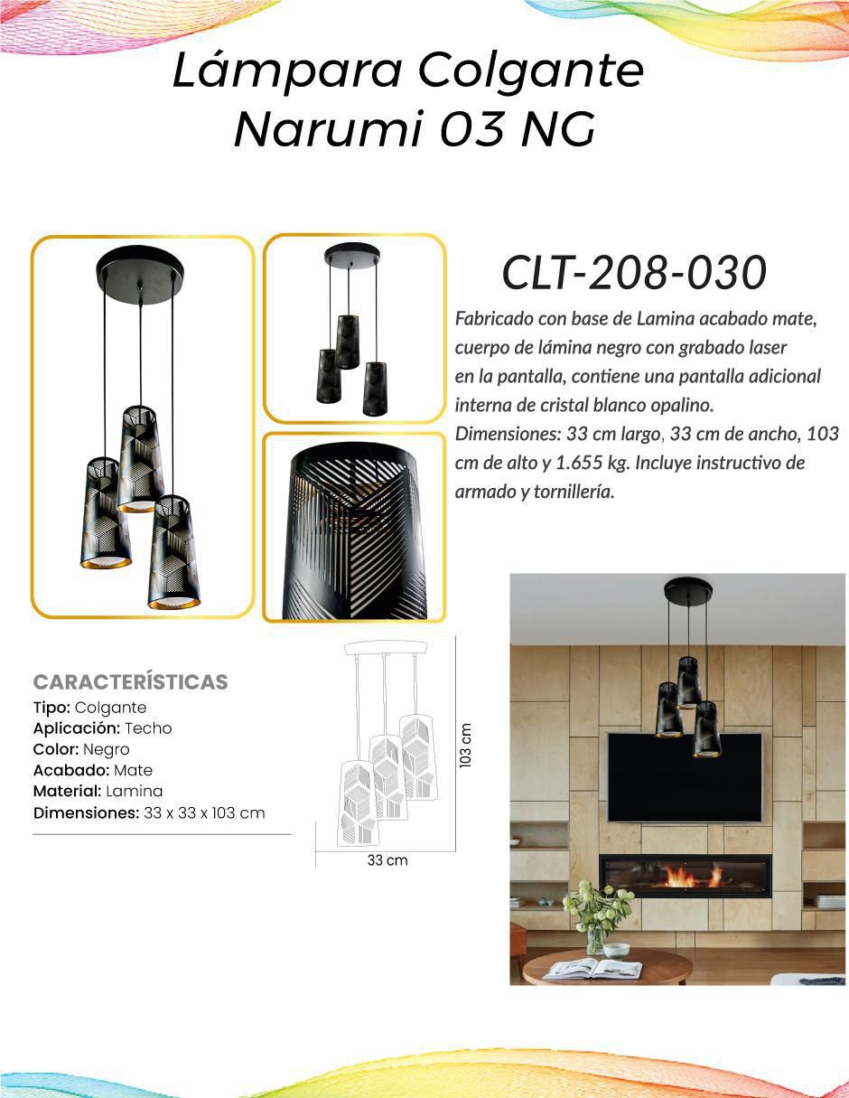 Lámpara colgante incandescente y LED 5
