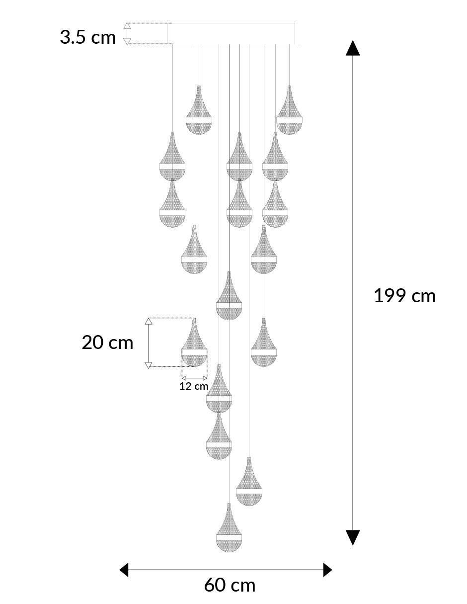 Lámpara colgante led 4