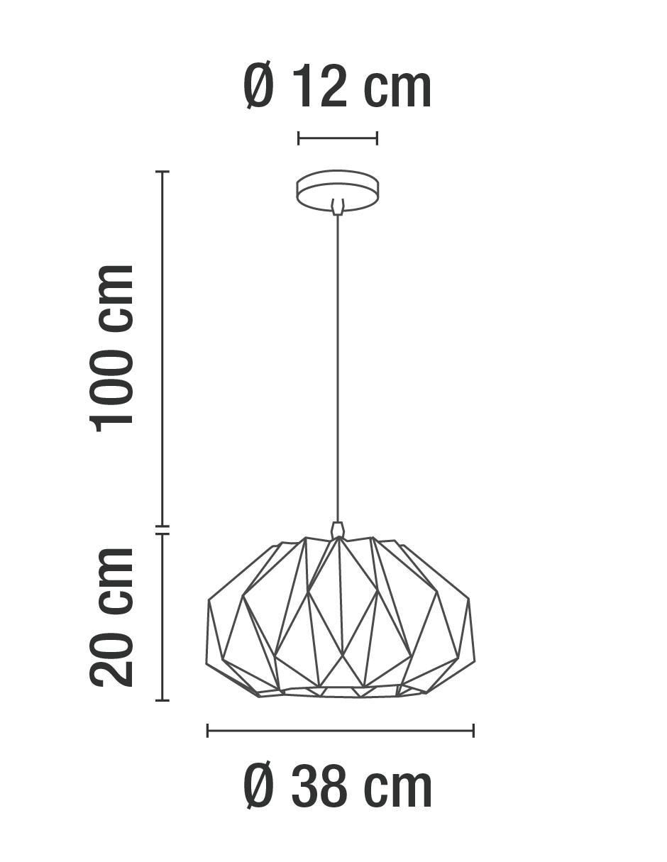 Lámpara colgante Incandescente y LED 4
