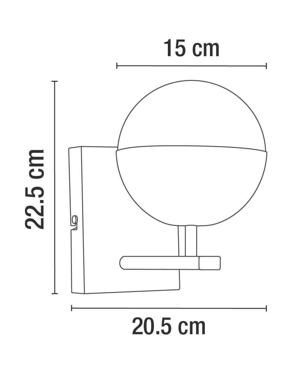 Arbotante Incandescente y LED 3