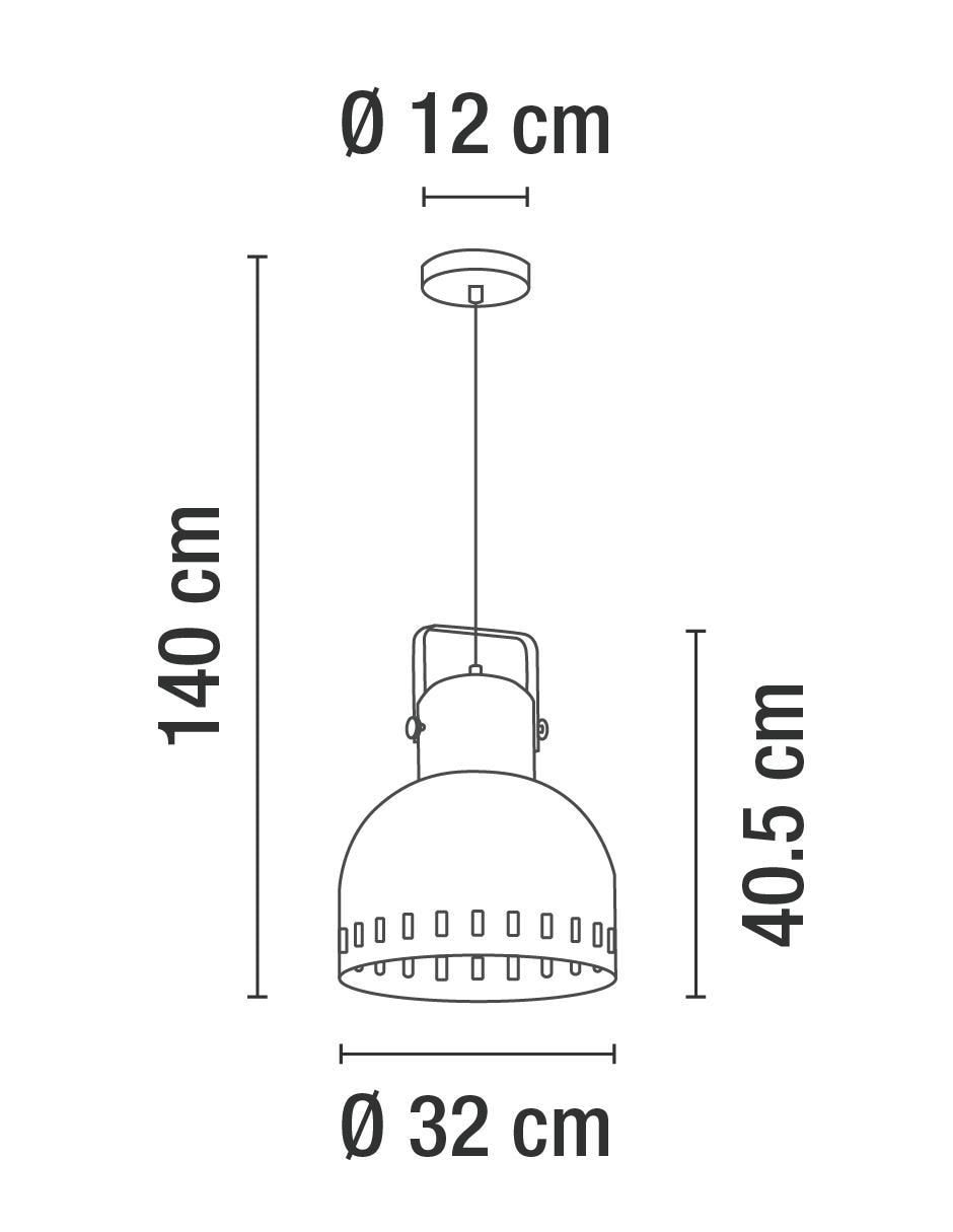 Lámpara colgante Incandescente y LED 3