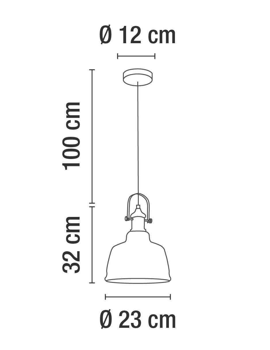 Lámpara colgante incandescente y LED 4