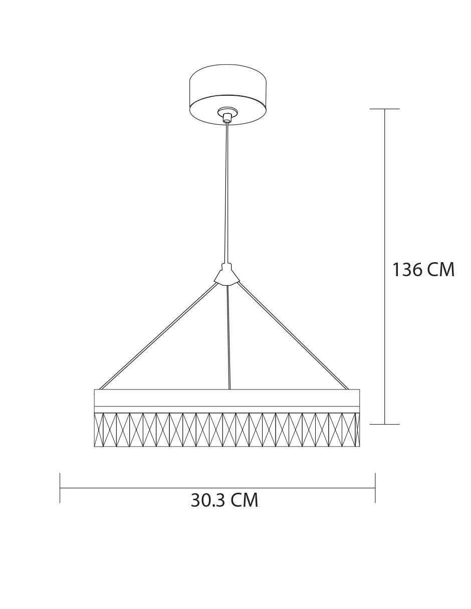 Lámpara colgante LED Ninfa 8