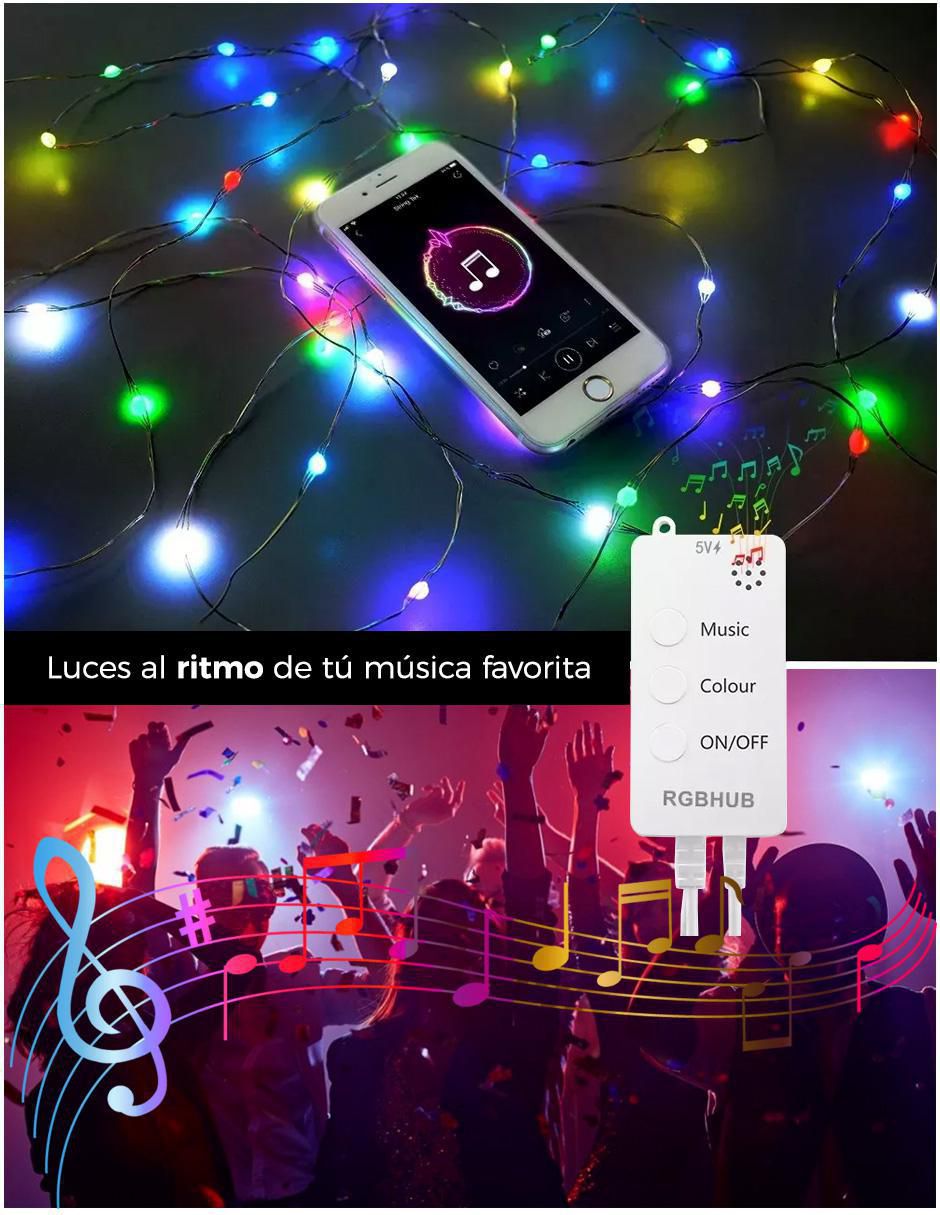 Serie LED con 65 focos 4