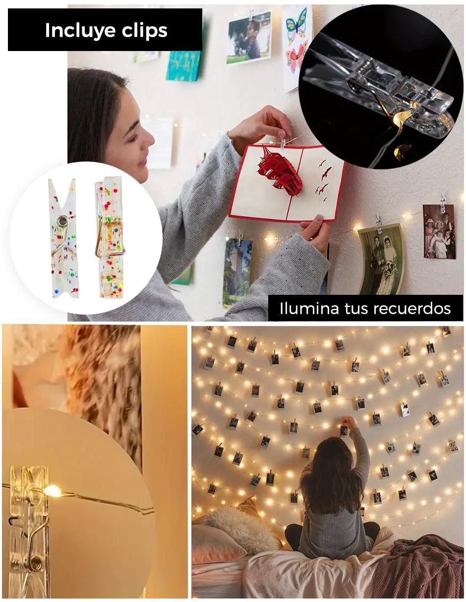 Serie LED con 65 focos 3